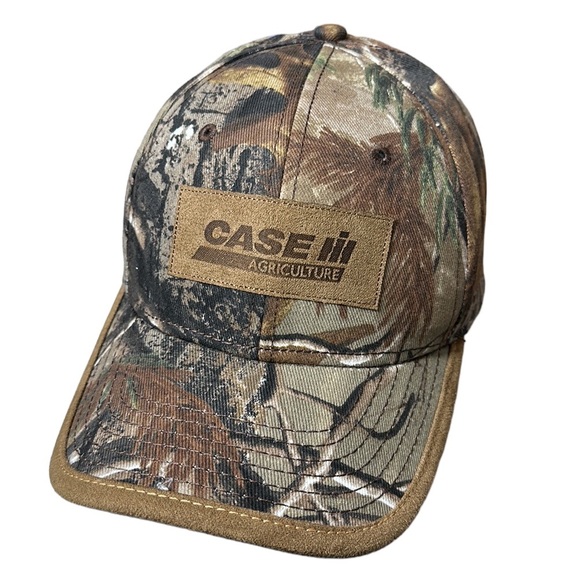 NWOT Dri-Duck Case Tractor Agriculture Farm Camo Adjustable Strapback Hat Cap - Picture 6 of 13